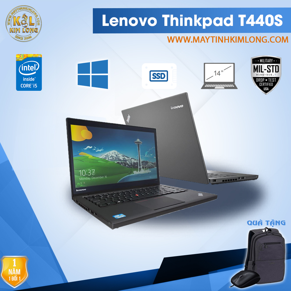 Laptop Lenovo ThinkPad T440S i5 4200U/4GB/SSD 120Gb